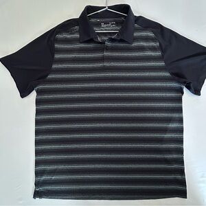 Classic Black Striped Polo Shirt